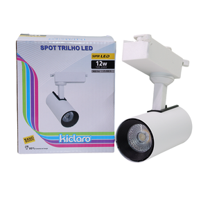 Spot Para Trilho Eletrificado Branco Led 12w Bivolt | Kiclaro