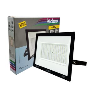 Refletor LED SMD Holofote 300w Prova D'água Bivolt Aluminio Externo IP66 Kiclaro