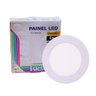 painel led redondo 6w embutir 01