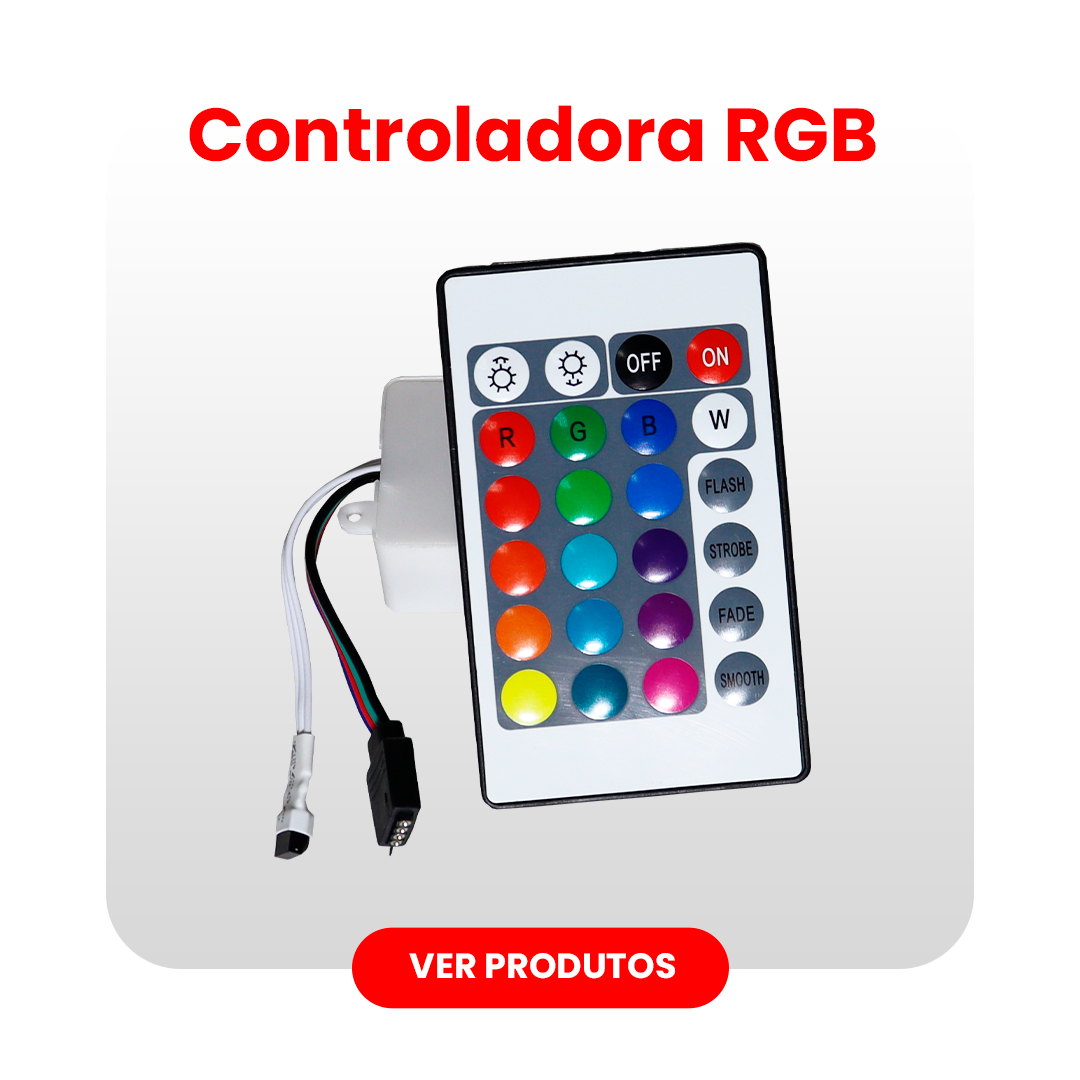 controle remoto para fita led controladora rgb kiclaro