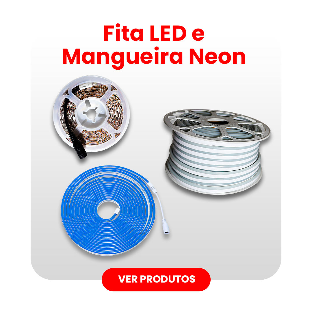 fita led e mangueira neon kiclaro