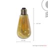01 kiclaro lampada filamento retro st64 4w